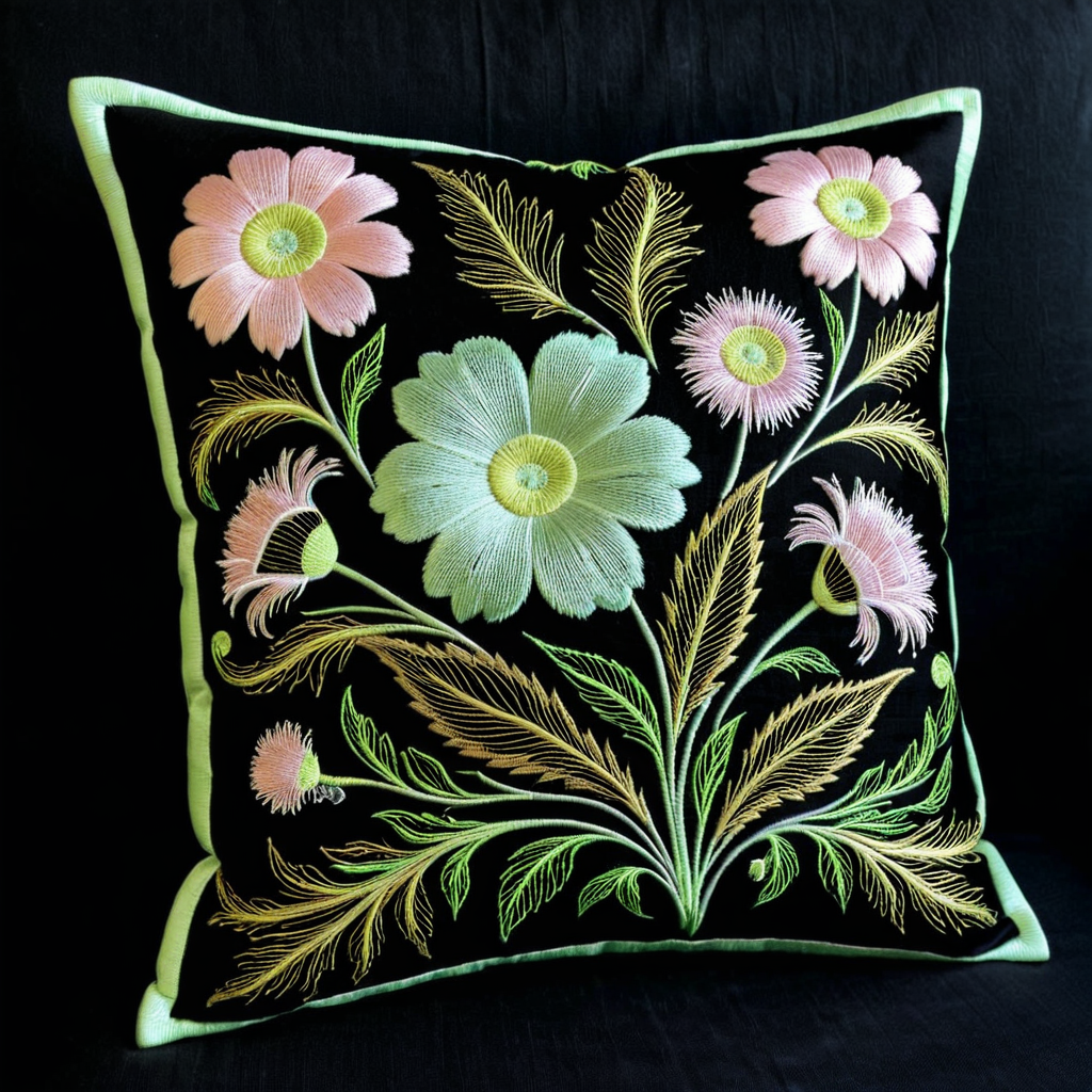 Наш фирменный стиль Нейрострочка. Превью машинной вышивки.