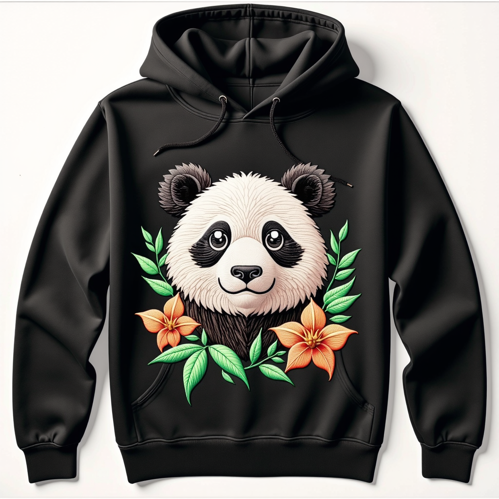 Нейропревью машинной вышивки в стиле Midjourney.