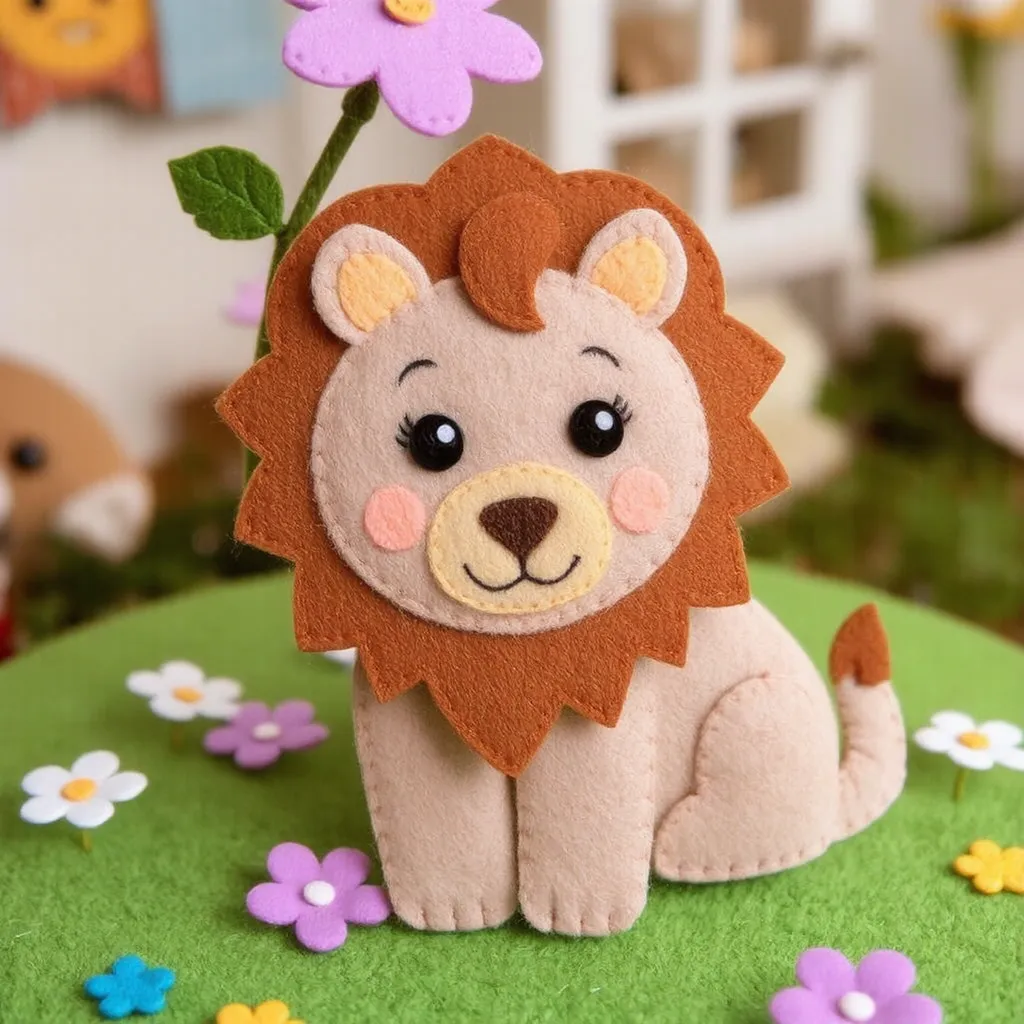 Felt-Flux LoRA — фетровые изделия и аппликации нейросеть вышивка