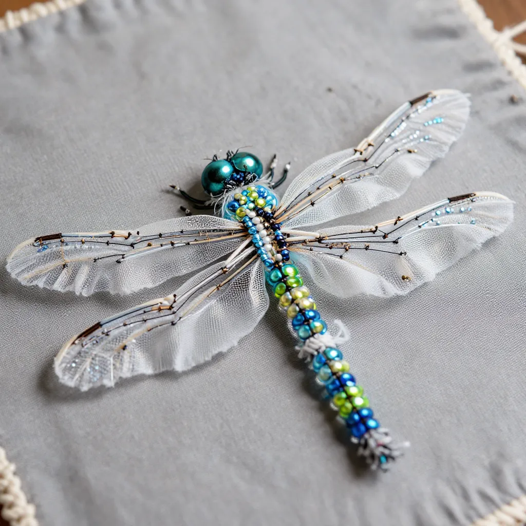 Нейропревью машинной вышивки в стиле бохо.