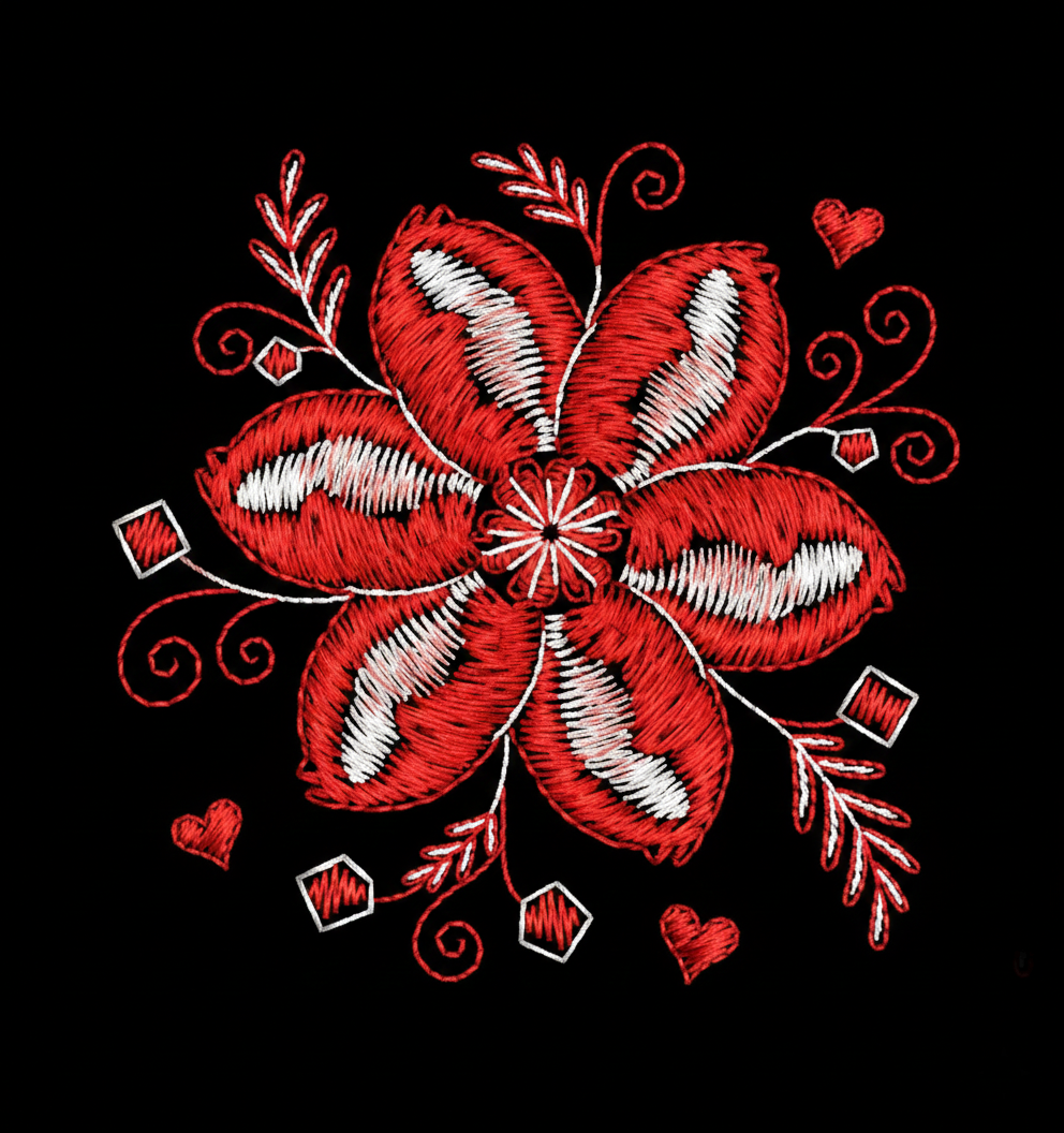 Этно LoRA — народные мотивы в машинной вышивке FLUX2