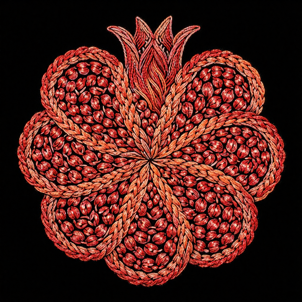 Нейропревью тамбурной вышивки. Машинная вышивка.